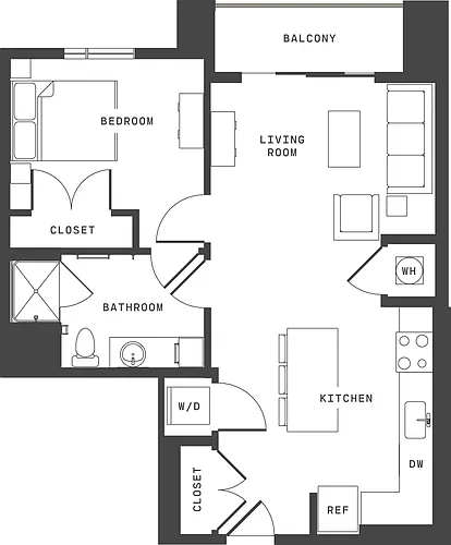 Floor plan A13B