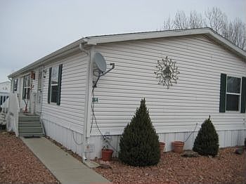 Front View of Mobile Home