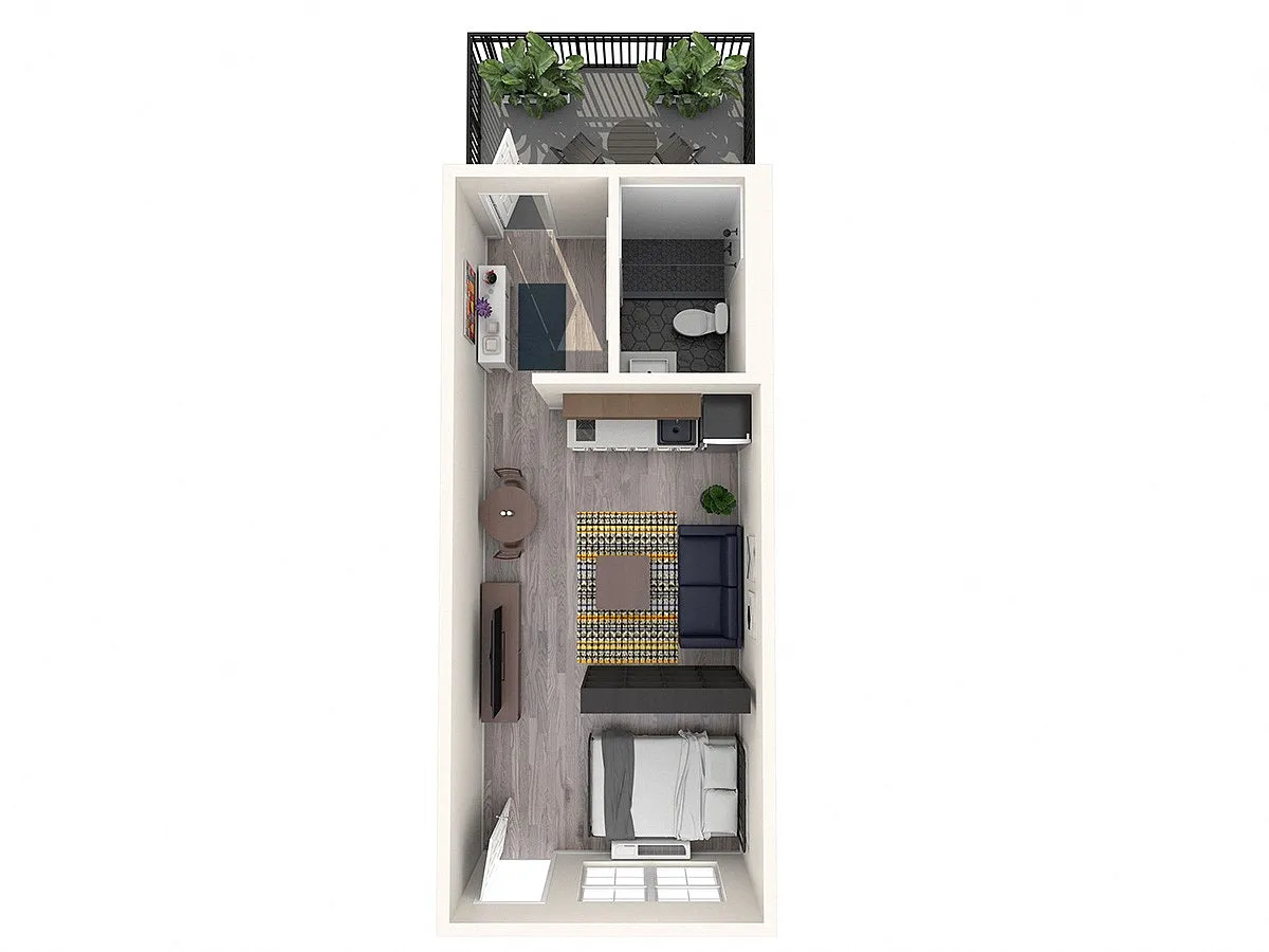 Floor plan Urban Studio A