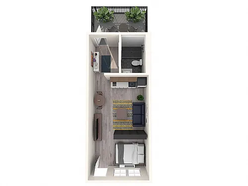 Floor plan Urban Studio A