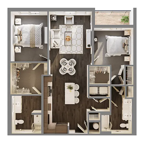 Floor plan B3A