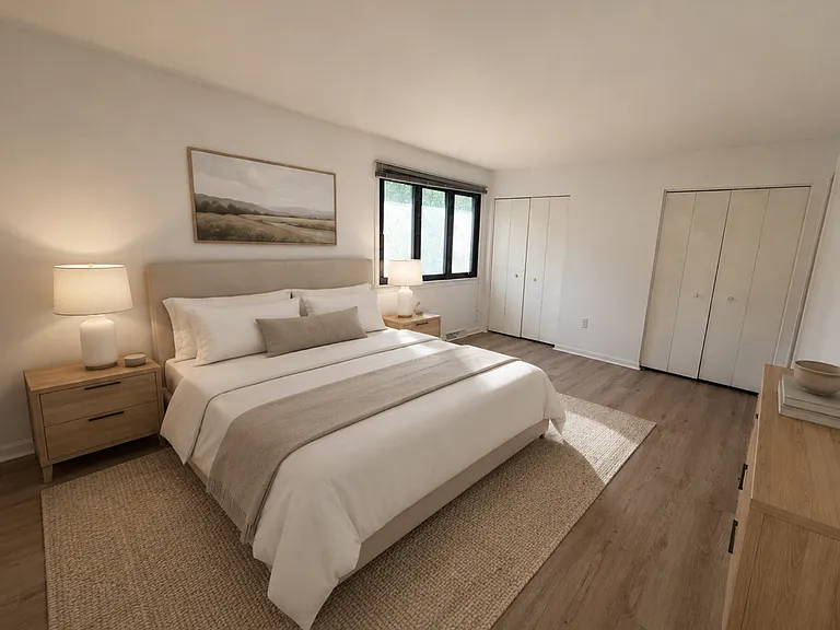 Master Bedroom with two closets (furnished)