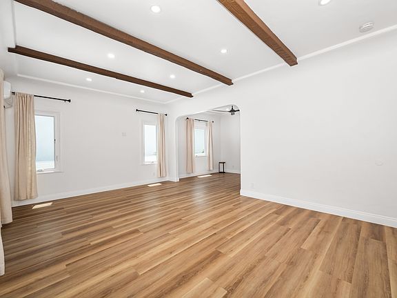 Living room with tons of natural light.