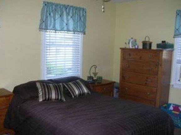 Front bedroom on second floor. Has closet.