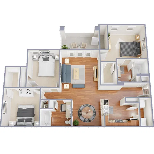 Floor plan The Mercer