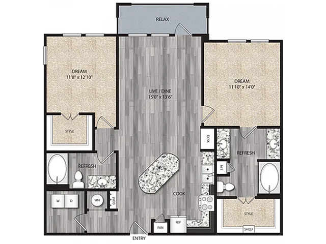 Floor plan B2