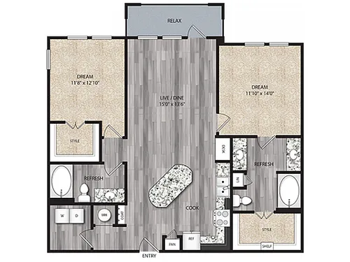 Floor plan B2