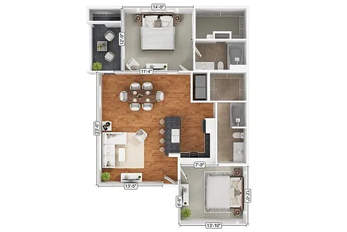 Floor plan 2c2 - Phase 2