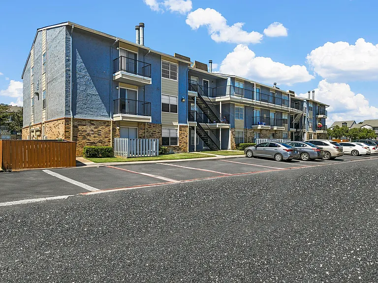 Our beautiful community with parking spaces