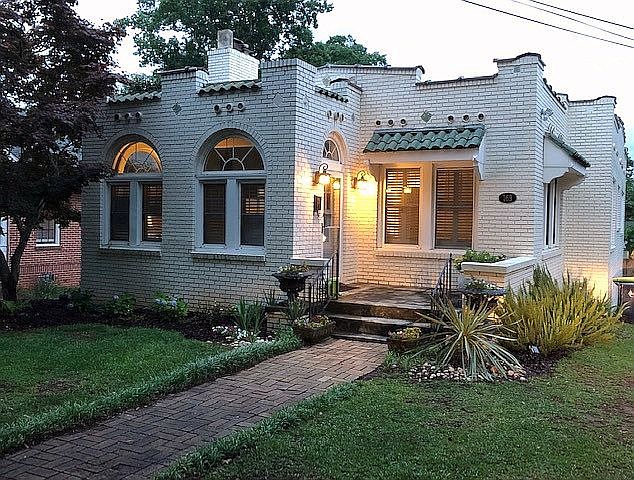 Front of House at Dusk
