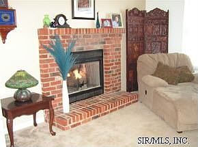 Living Room complete with gas fireplace!