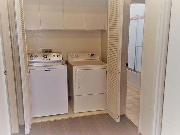 Full size Washer and Dryer.