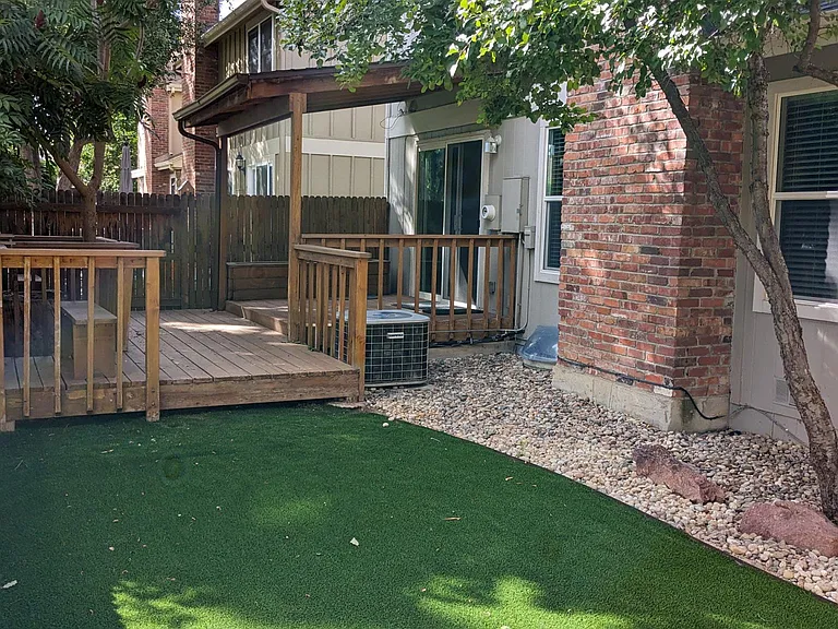Covered patio