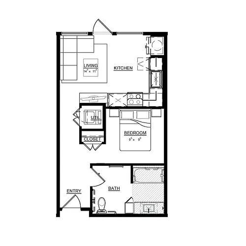 Floor plan Rose | E1-LW