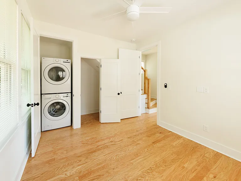 Main Floor Bedroom with Washer and Dryer