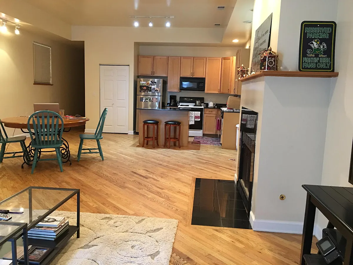 Living Area - 1821 N Clybourn Ave #1