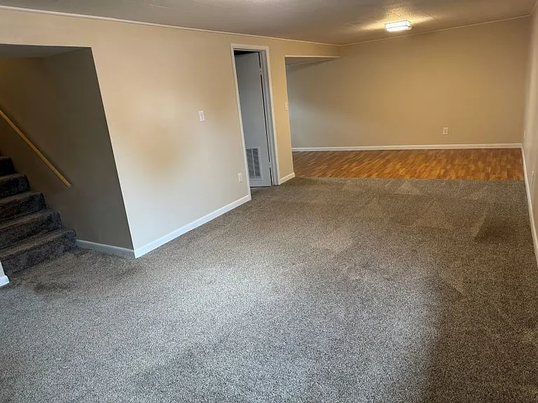 Finished basement family room