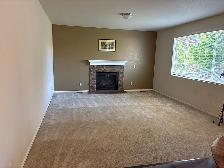 Family room off of the kitchen