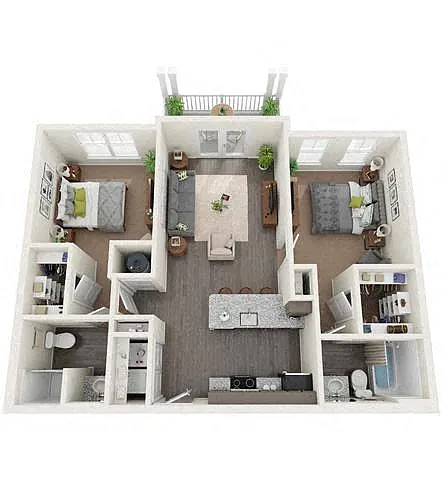 Floor plan B-1