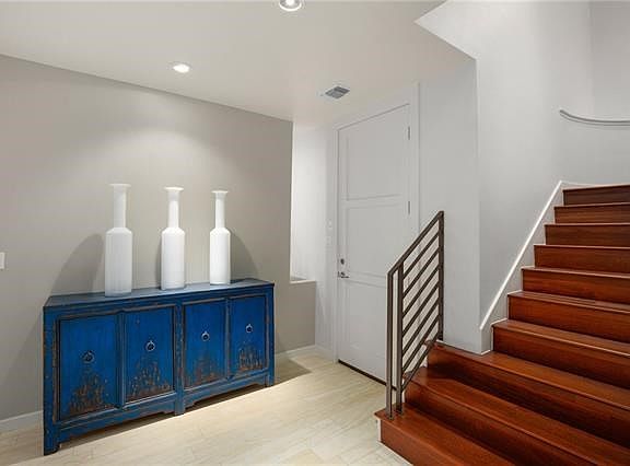 Front entryway with access to garage and second floor.