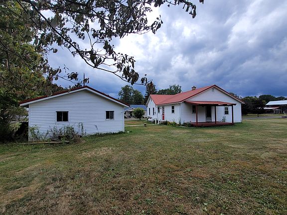 back of house and garage