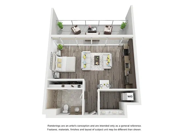 Floor plan Studio A2
