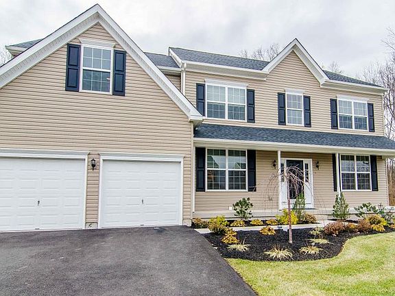 New Home Exterior Of The Madison From Hallmark Homes