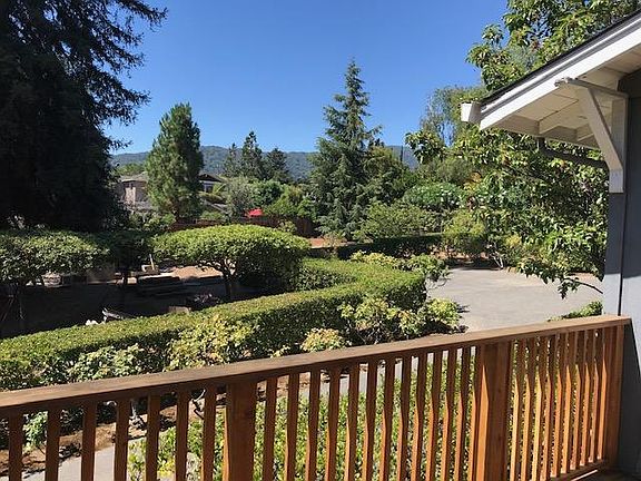 View from living room and deck