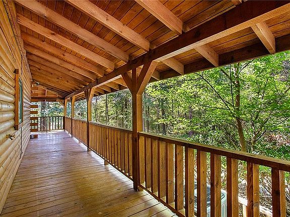 Wrap Around Covered Deck