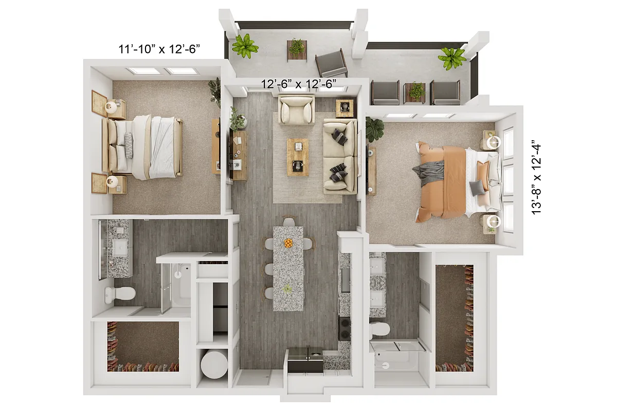 Floor plan B12