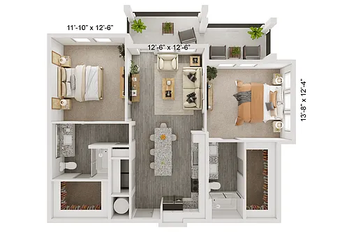 Floor plan B12