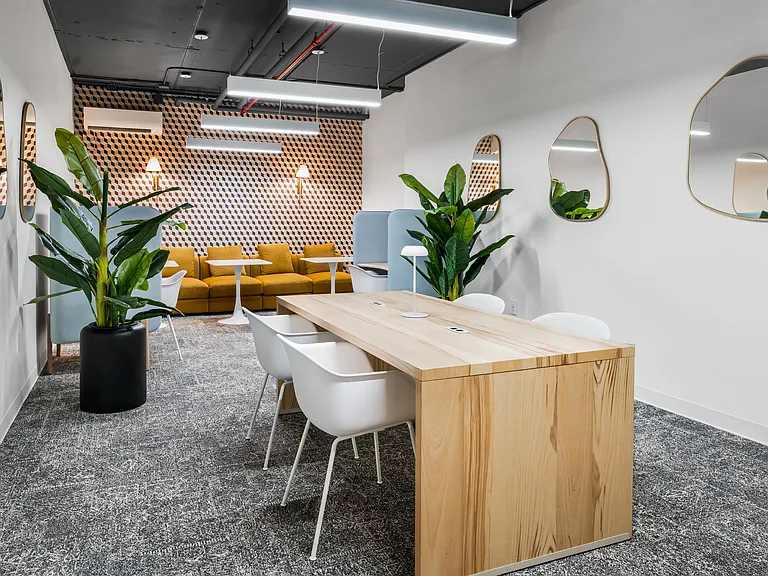 Work comfortably in Roosevelt's thoughtfully designed coworking space