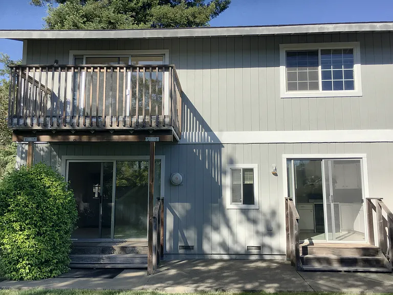 Back of the apartment