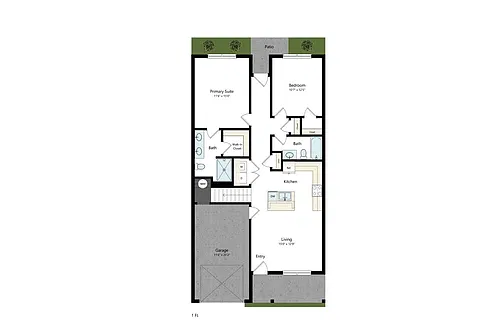 Floor plan Myrtle