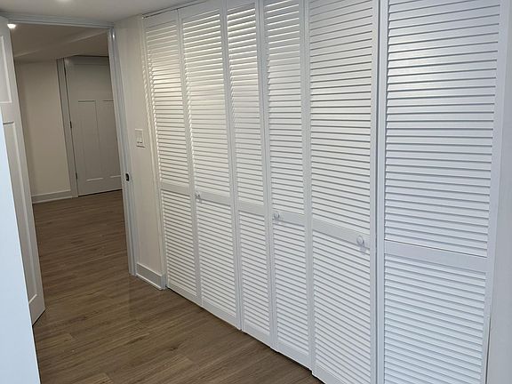 Large closet in the bedroom