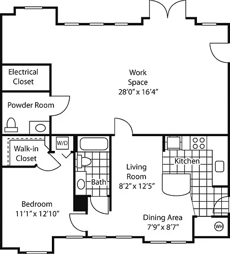Floor plan Beall