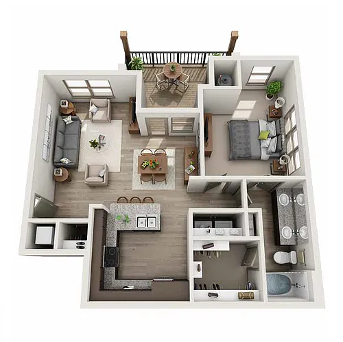 Floor plan A3-B-Matterhorn