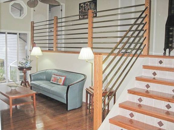 Living room to upstairs