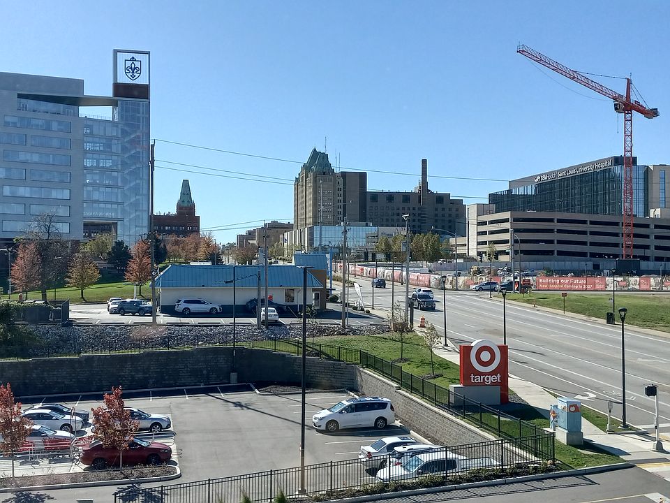 near SLU and SSM health. Target in lower level. Private reserved parking