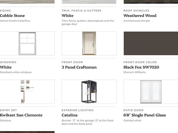 Exterior selections