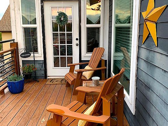 Front deck.
