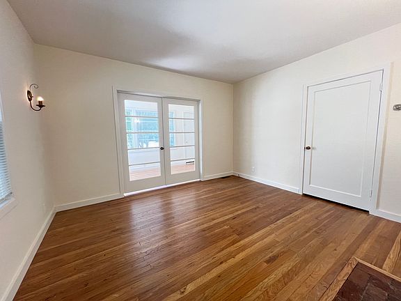 Living Room with French Doors to Entry