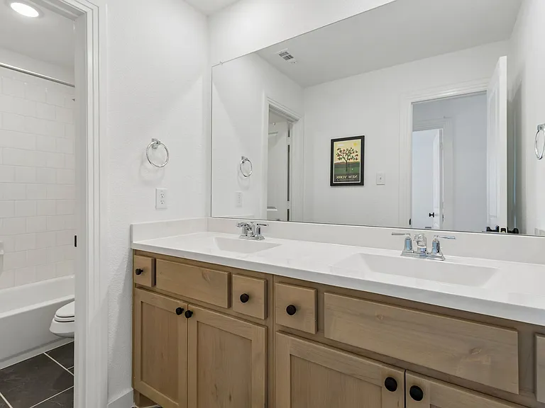Second upstairs hall bathroom.