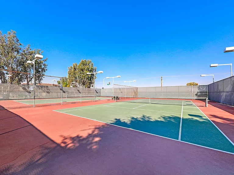 Heather Park with two lighted tennis courts, available year round~