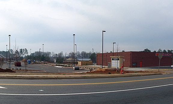 Another View of Strip Center Across from Property