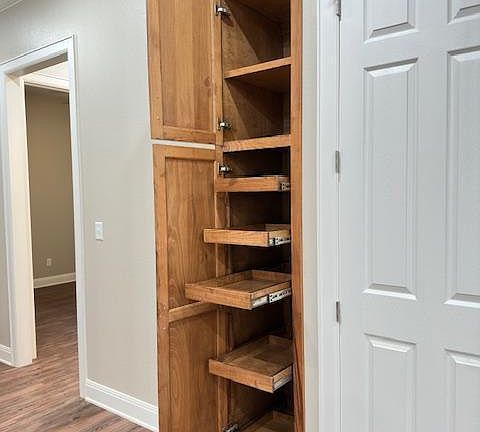 Storage Pantry with pull out drawers