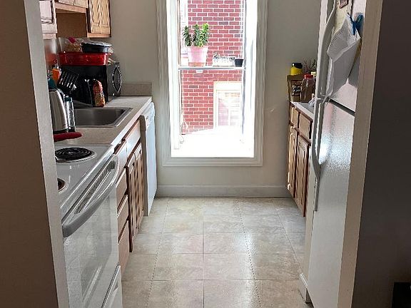 Kitchen with garden window