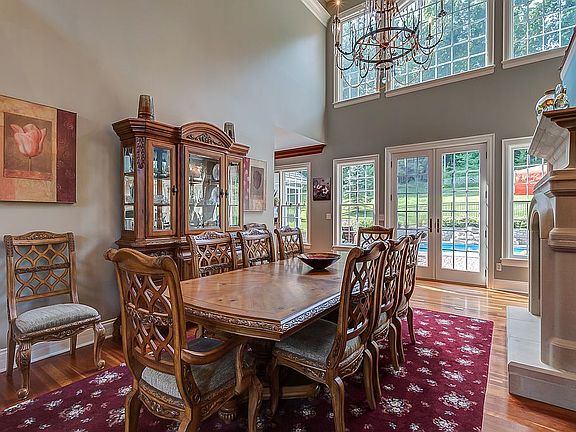 Dining room with hardwoods