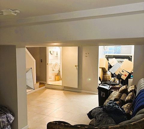 basement living room