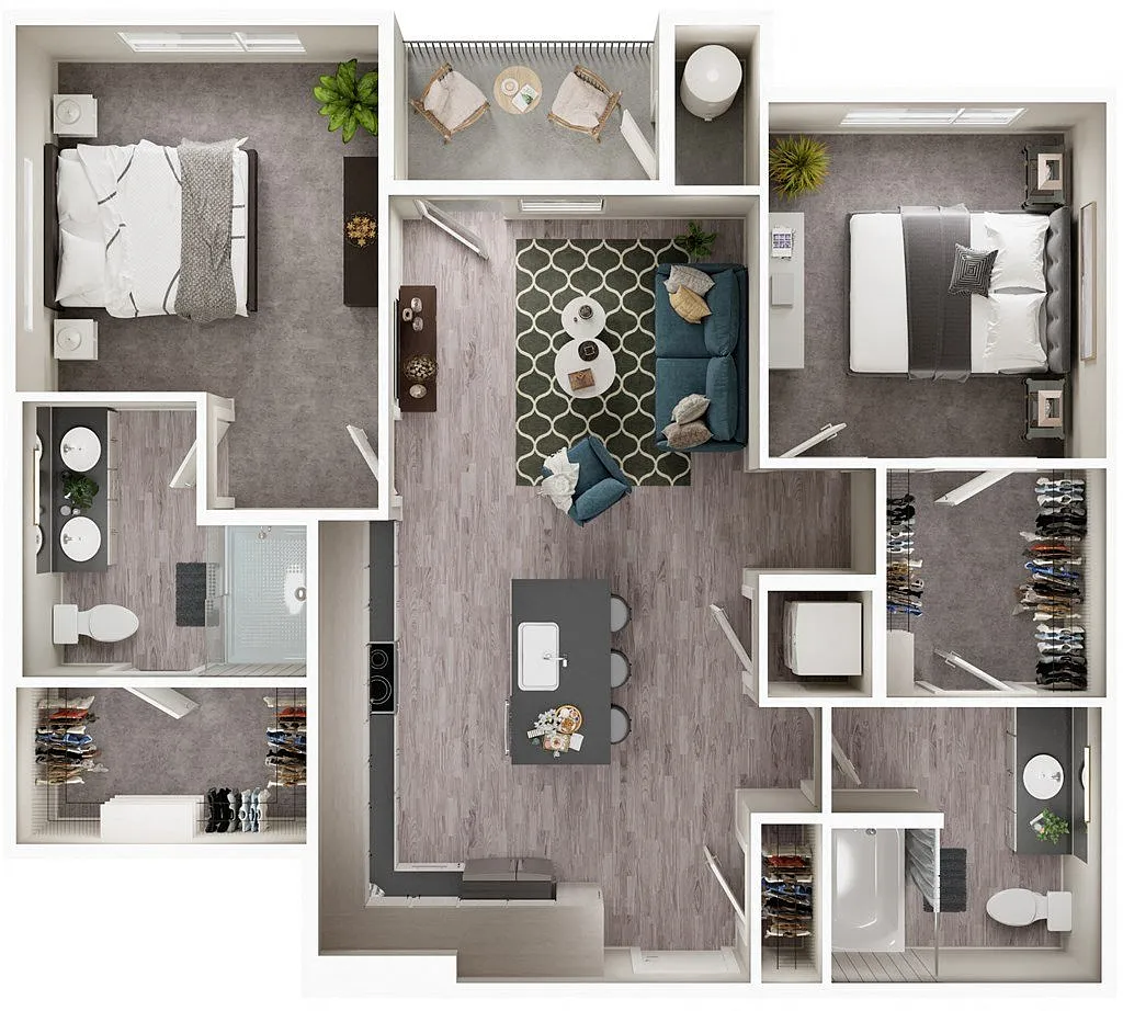 Floor plan B3